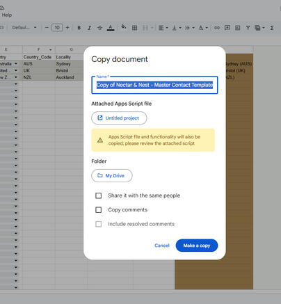 N&N App Template Page