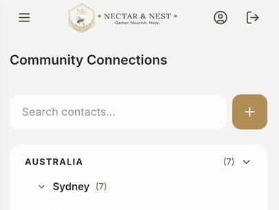 N&N App Add Contact Page