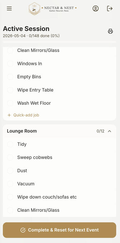 N&N App Home Page